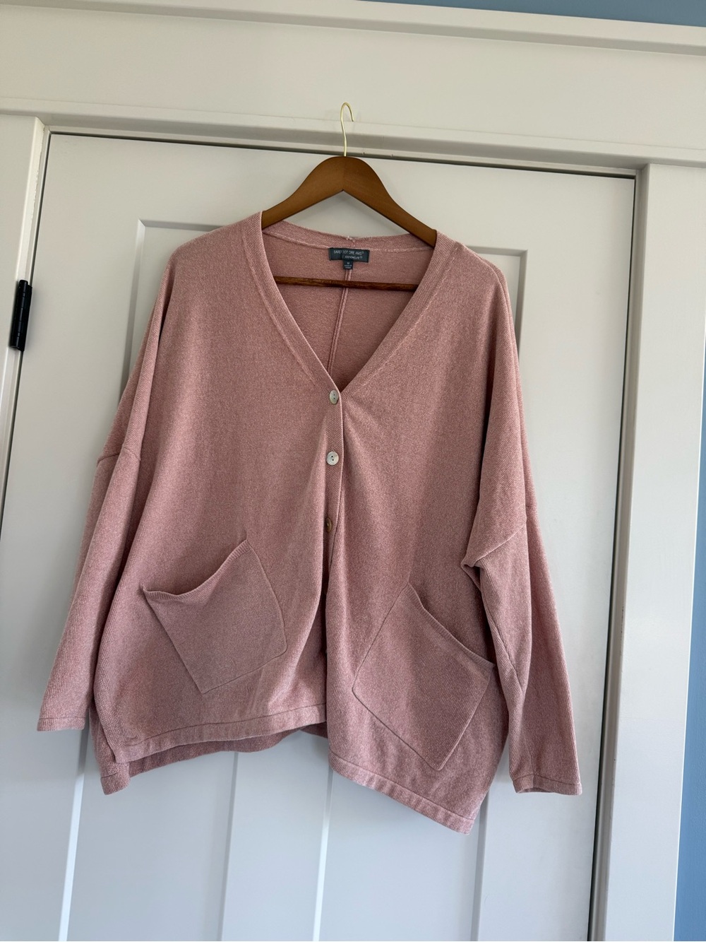 Barefoot Dreams CozyChic Lite Dolman Slouch Cardigan Dusty Rose Medium